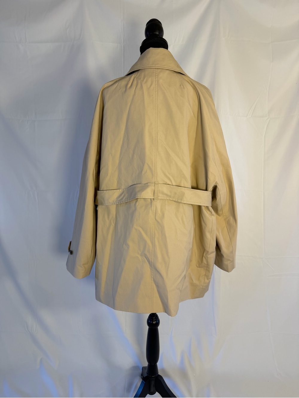 NEW J Crew Short Trench Coat, size XXL. - Picture 7 of 8
